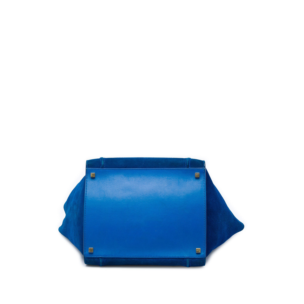 Pre-Loved Celine Medium Suede Phantom Luggage Tote - Picture 3 of 6